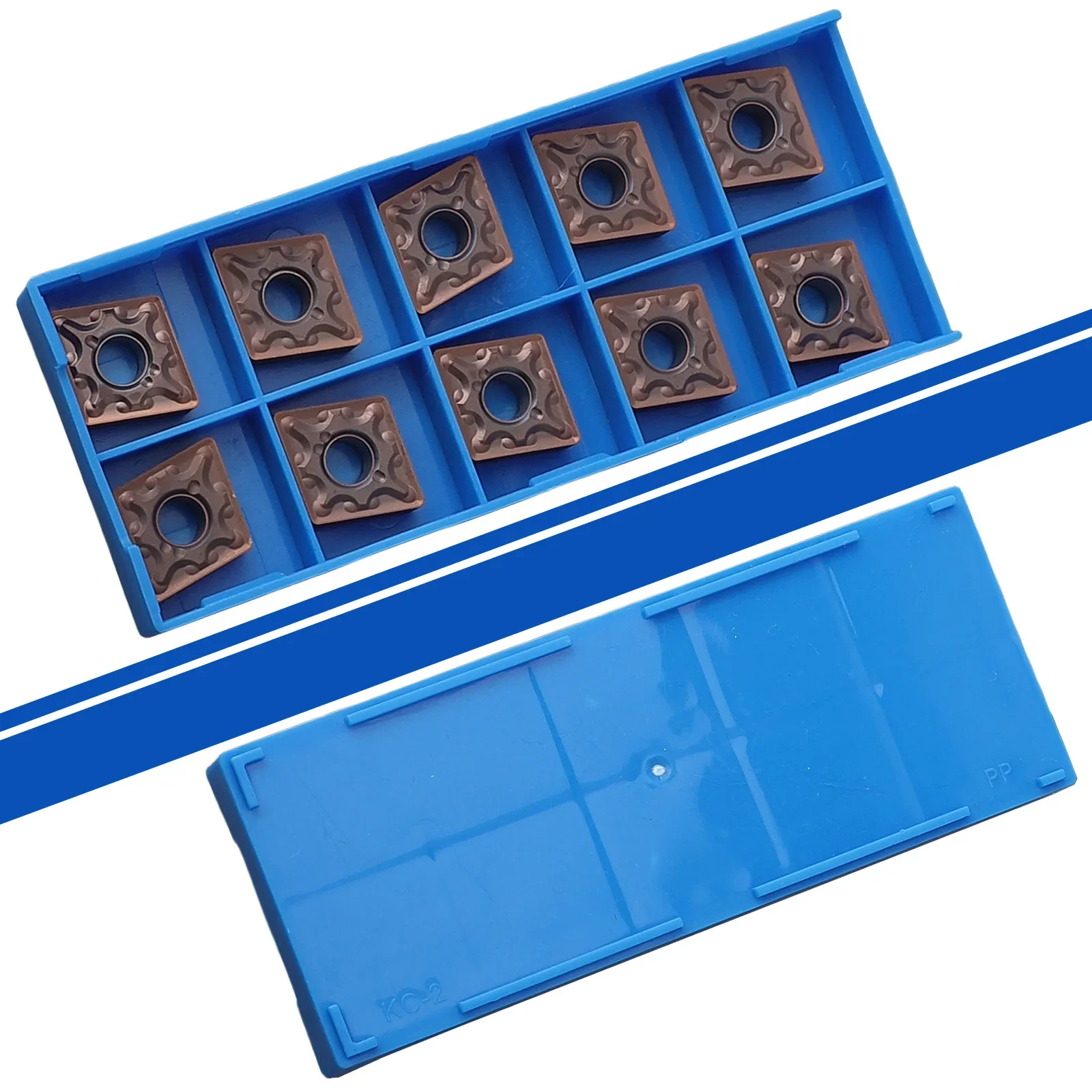 10pcs CNMG120408 -MA LF6018 CNMG432 CNC Ceramic Carbide Lathes Turning Insert  Turning Blade For Cutting Steel
