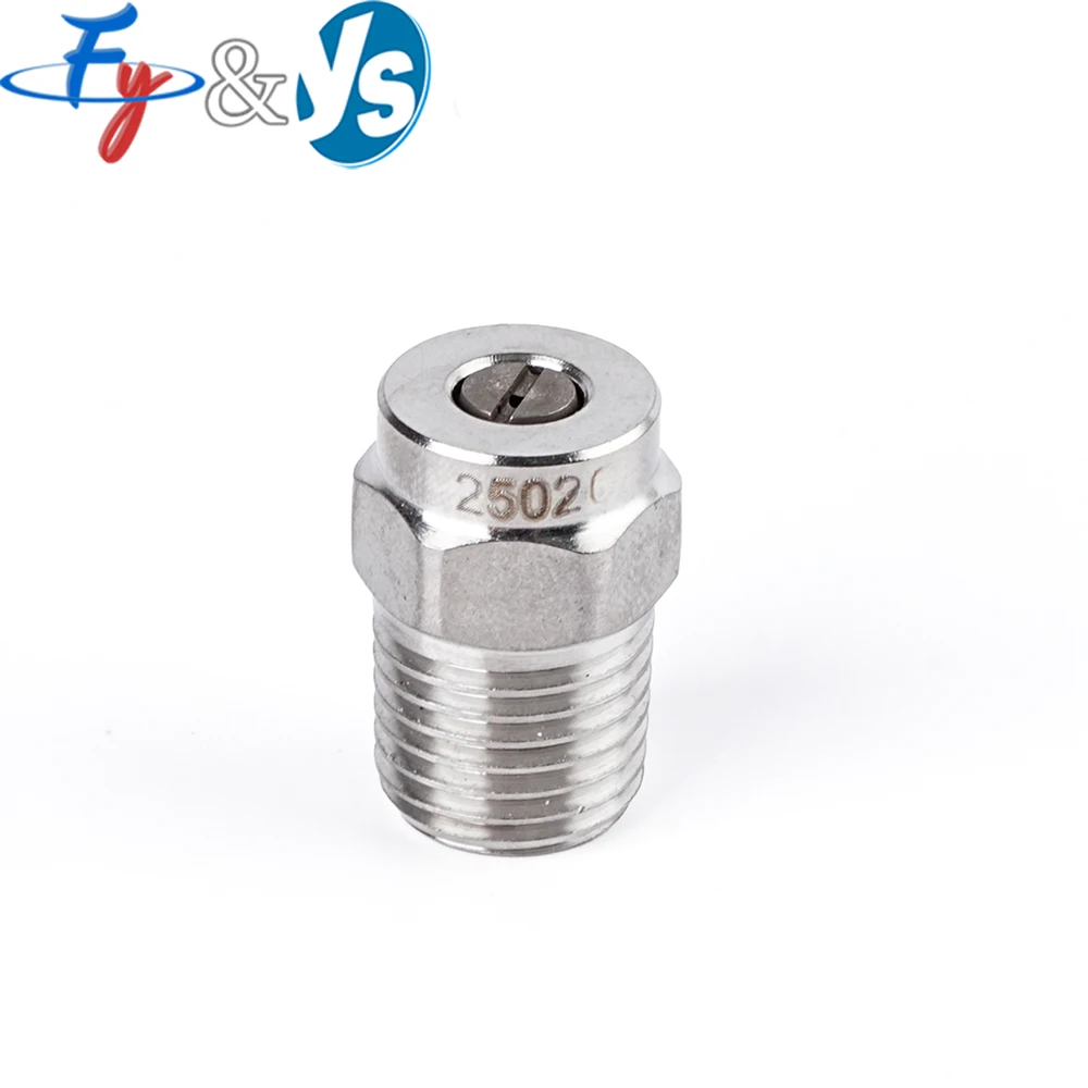 Stainless Steel High Pressure Flat Fan Spray Nozzle 1/4