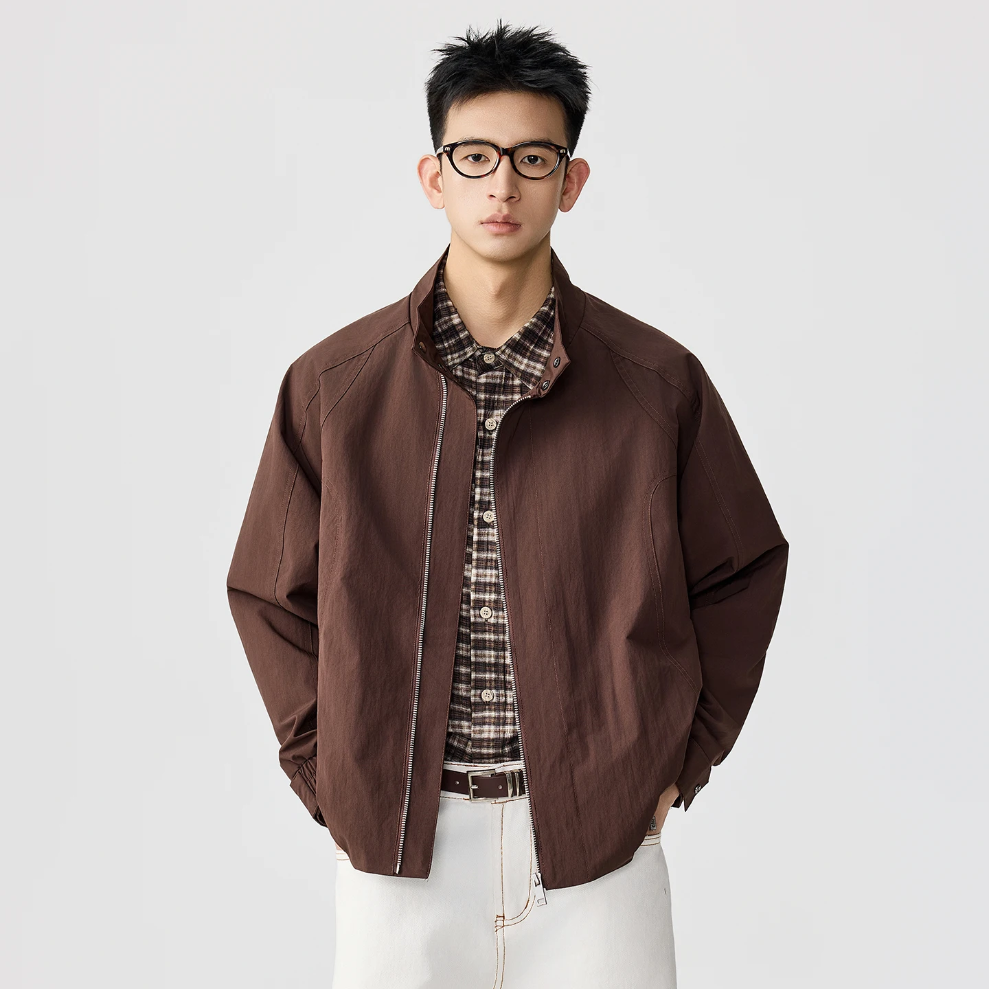 

Мужская весенне-летняя легкая повседневная куртка-карго свободного кроя с воротником-стойкой, больших размеров, в стиле техно-одежды, для города