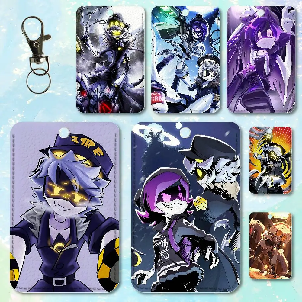 

M-Murder Cartoon D-Droness-S Holder Keychain For Work Card Bank Business Holder Student Card Protective Case Bus Card