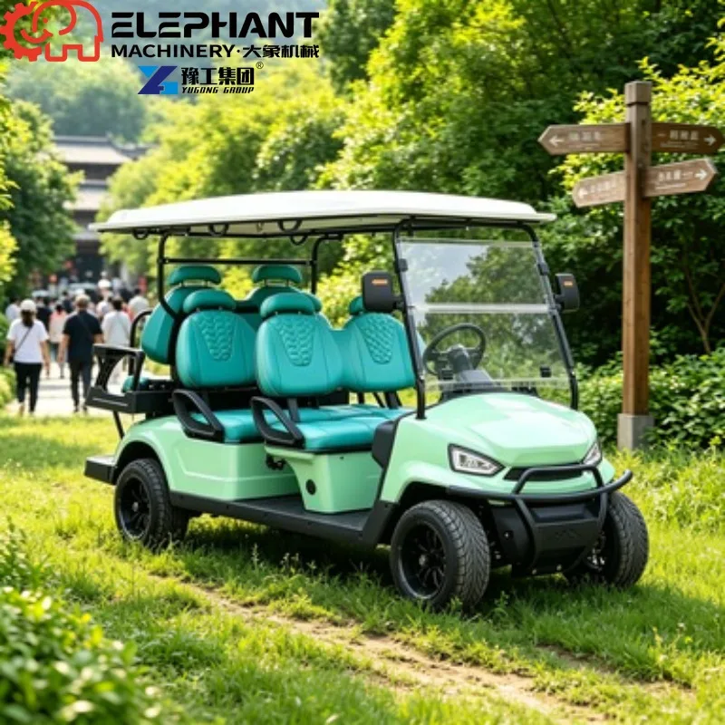 2026 New Technology Electric 4 Wheels New Energy Golf Cart with Windshield Free Maintenance Battery