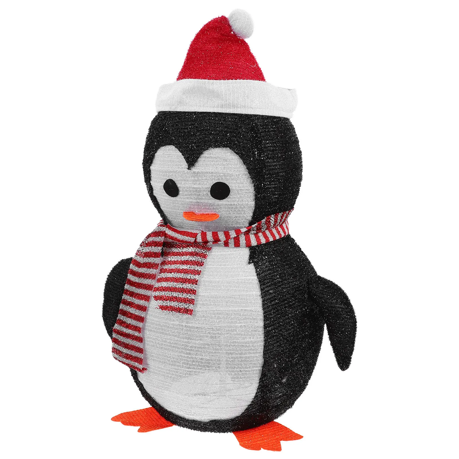 

Penguin Lantern Christmas Decorations Lighted Collapsible Outdoor Garden Yard Display Bright LED Holiday Festive Penguin Lawn