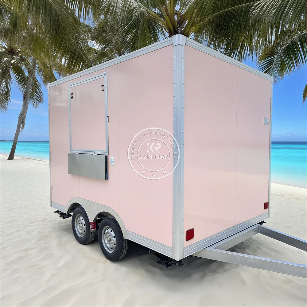 

Concession Pizza Coffee Bbq Cart Fast Food Trailer Fully Equipped Ice Cream Trailer Mobile Food Truck With Full Kitchen