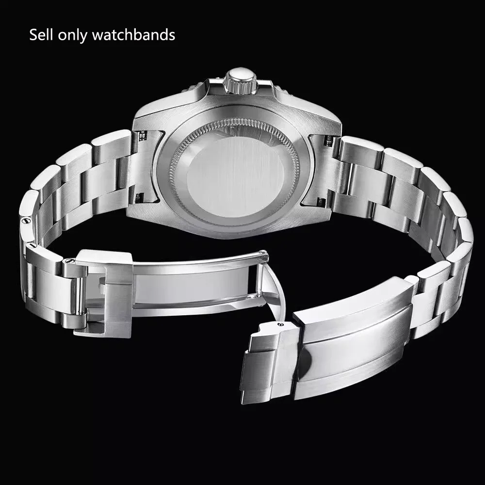Watch Band is suitable for Rolex Explorer 2 ditongna diver green black water ghost King watch accessories strap 20mm 21mm