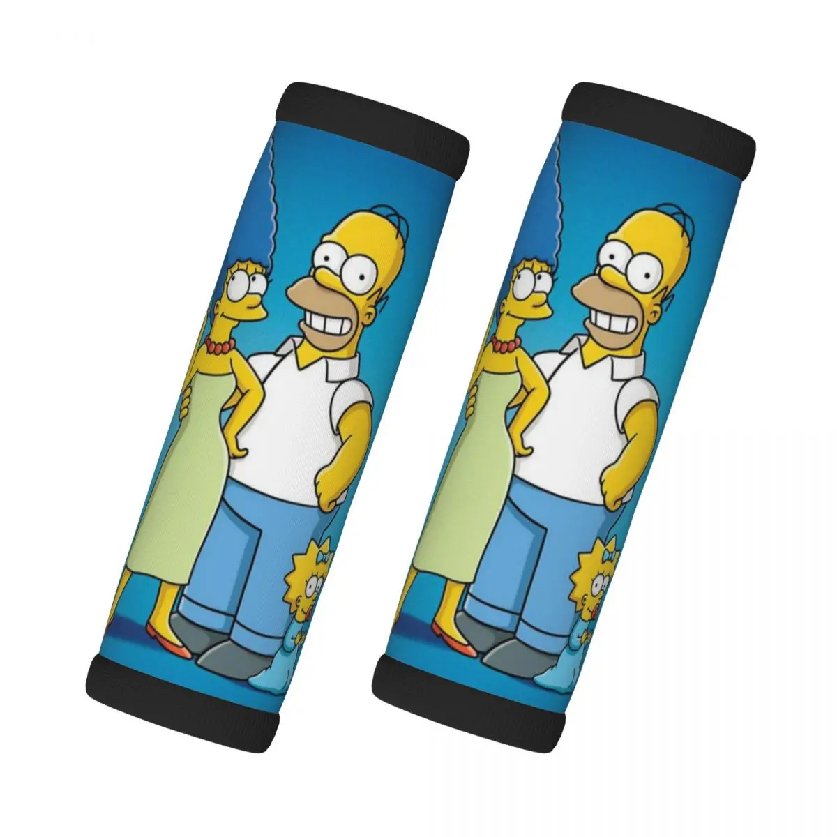 

Custom The Simpsons Cartoon Grip Handle Cover Refrigerator Handle Suitcases Travel Accessories