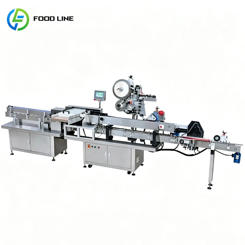 Automatic Packaging Labeling Machine Industrial Bottle Label Applicator For Production Line Use Customized