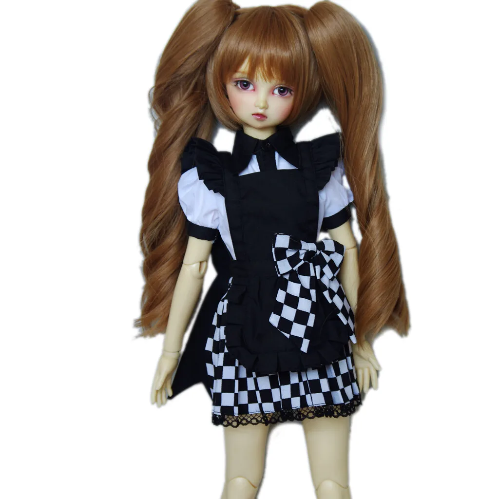

[wamami] 38# White/Black Cosplay Custome Dressing For 1/4 MSD 1/3 DZ DD SD AOD Girl Dolls Dollfie Outfits