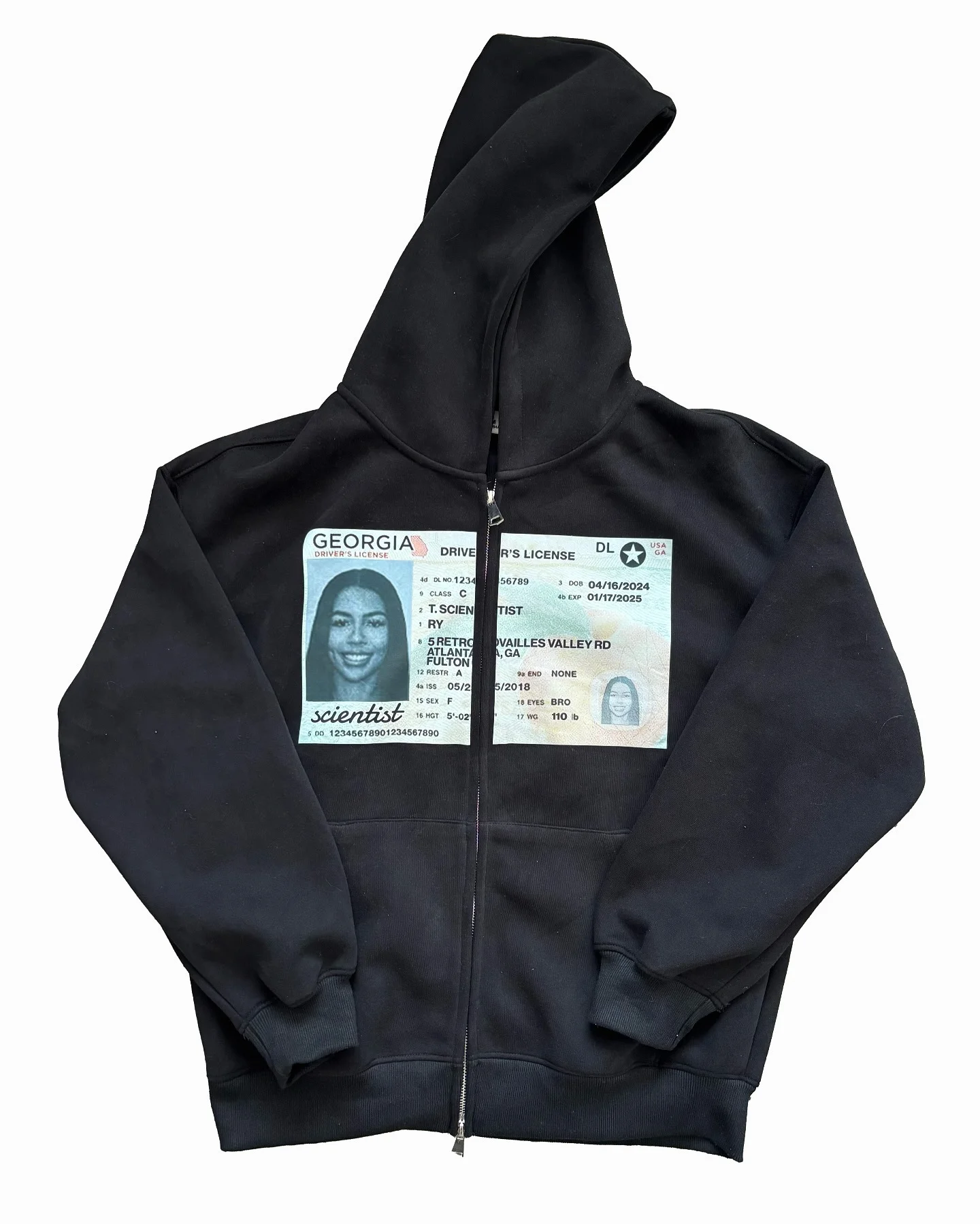 Sweat à capuche imprimé graphique de rue rétro américain pour hommes, vêtements tendance Y2k, manches longues, fermeture éclair, veste ample surdimensionnée
