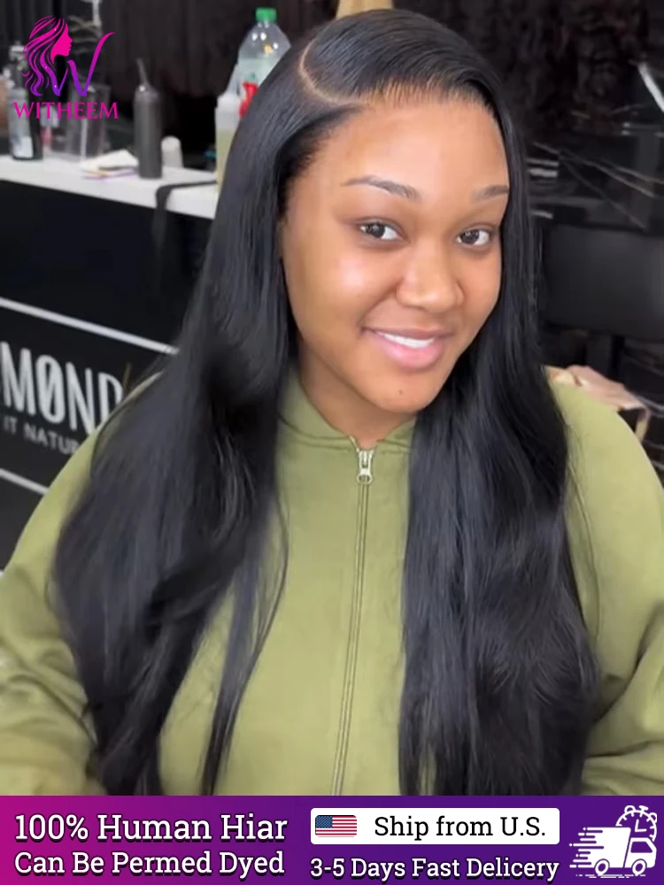

HD Lace Front Human Hair Wigs Straight 5x5 13x4 13x6 Transparent Lace Frontal Human Hair Wigs Pre Plucked HD Lace Wigs For Women