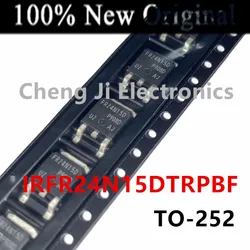 10PCS/Lot    IRFR24N15DTRPBF   FR24N15D   TO-252   New original N-channel MOSFET transistor   IRFR9120NTRPBF   FR9120N