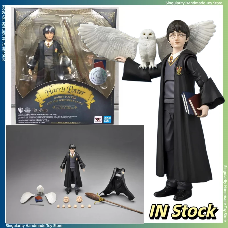 【En stock】 Figura articulada SHF original de BANDAI, modelo Harry Potter, nueva colección, regalo.