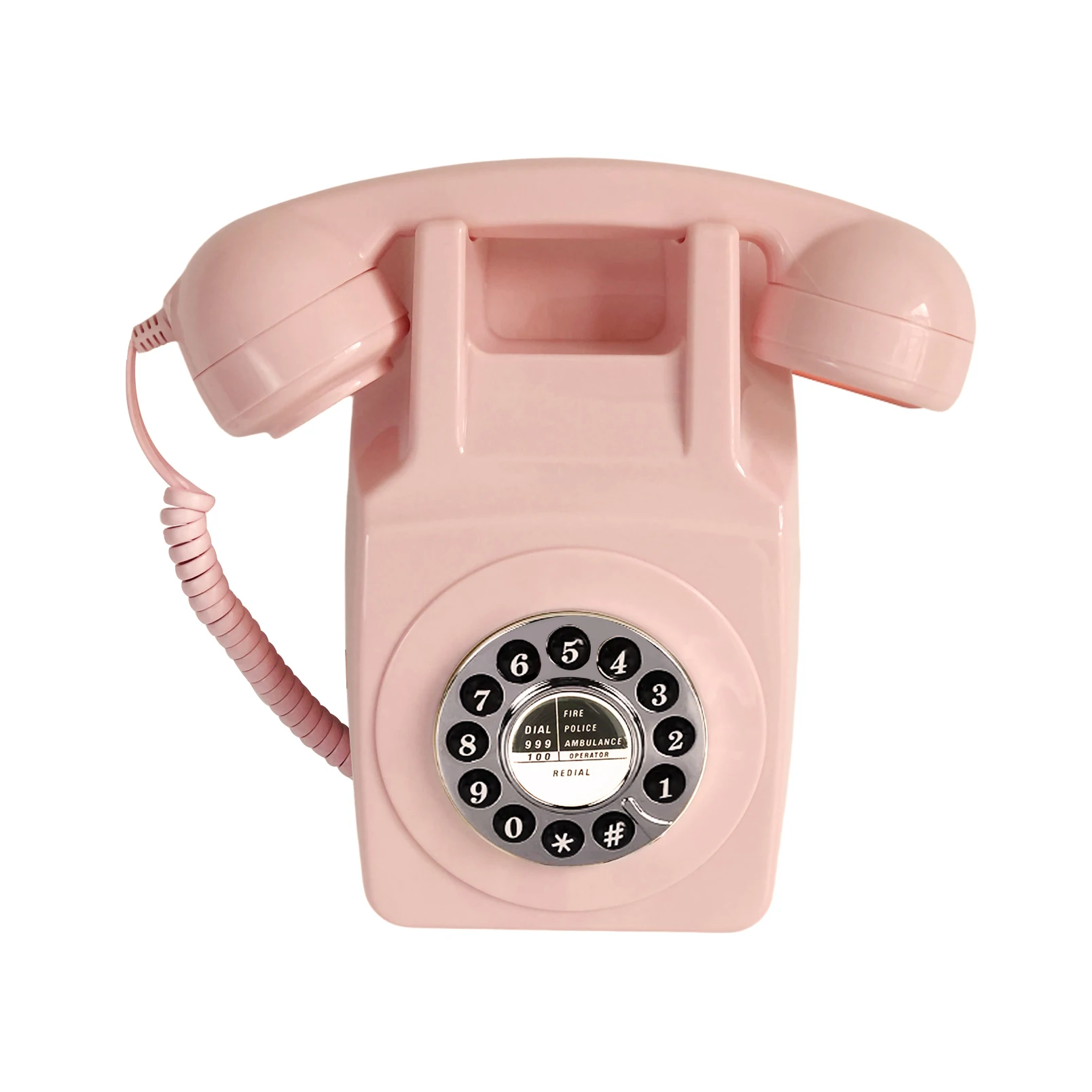 Wall Telephone, Corded Landline Phone for Home, Wall Mounted Retro Telephone, 1960s Old Fashion Antique Phones