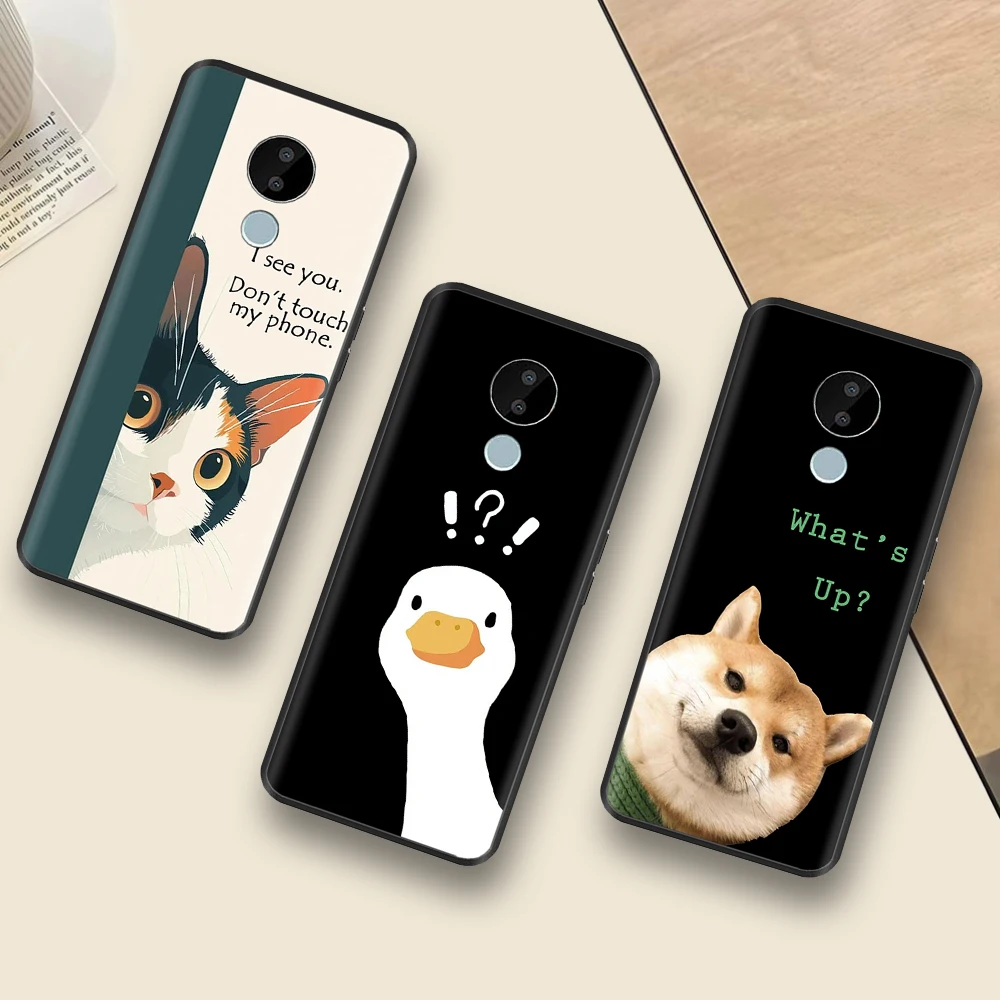 

For Nokia C30 Case Phone Cover Funny Silicone Soft TPU Back Phone Cases For Nokia C30 C20 C10 Case NokiaC30 C 30 Bumper Fundas