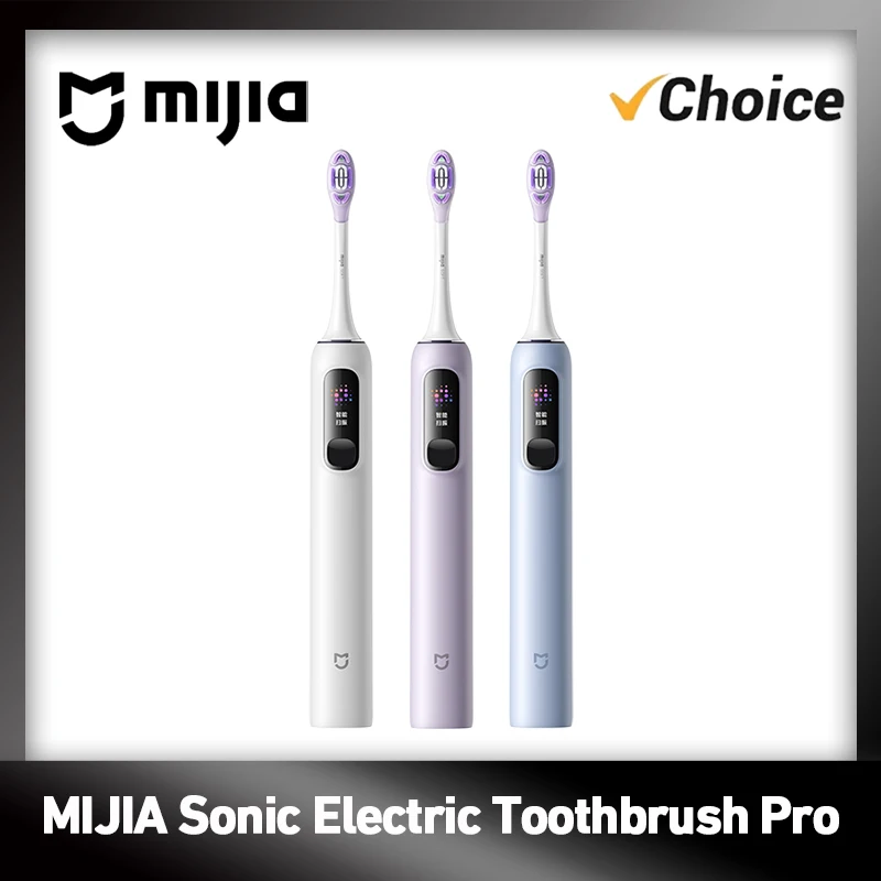 MIJIA Sonic Electric Toothbrush Pro Smart Tooth Surface Recognition Digital Display Teeth Whitening Oral Care