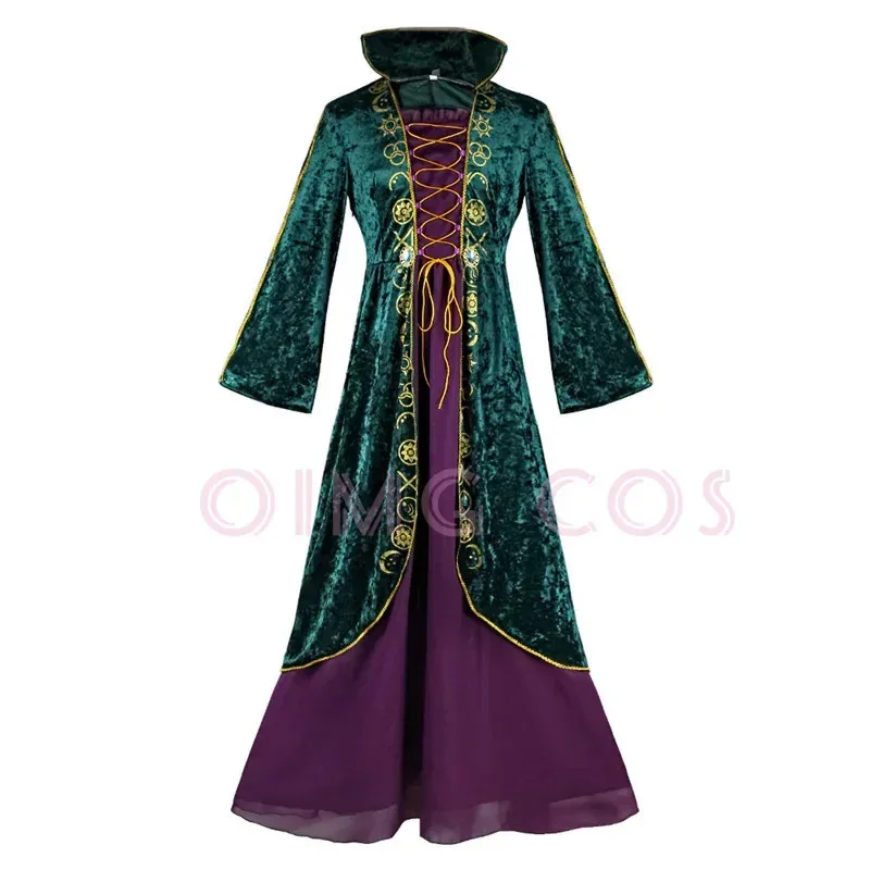 

Hocus Pocus Winifred Cosplay Costume Adult Carnival Uniform Anime Halloween Party Costumes Women Game Cos Anime