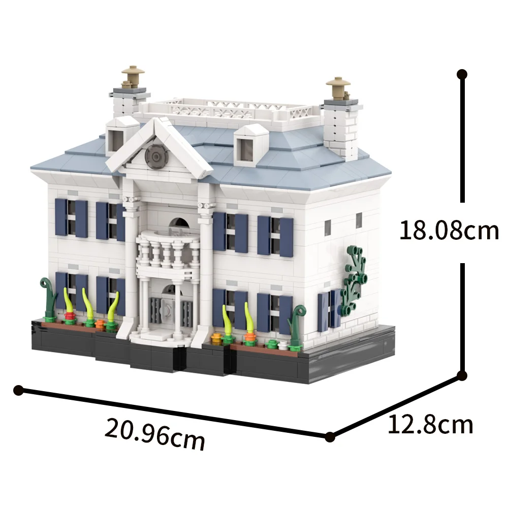 Gobricks MOC Jumanji jeu de société maison briques modèle 1995 Jumanji jeu de société grenier scène blocs de construction vue sur la rue jouets cadeau