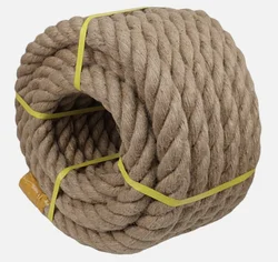 40mm 3-10m Jute Ropes Twine Rope Natural Hemp Linen Cord Interior Home Art Decor