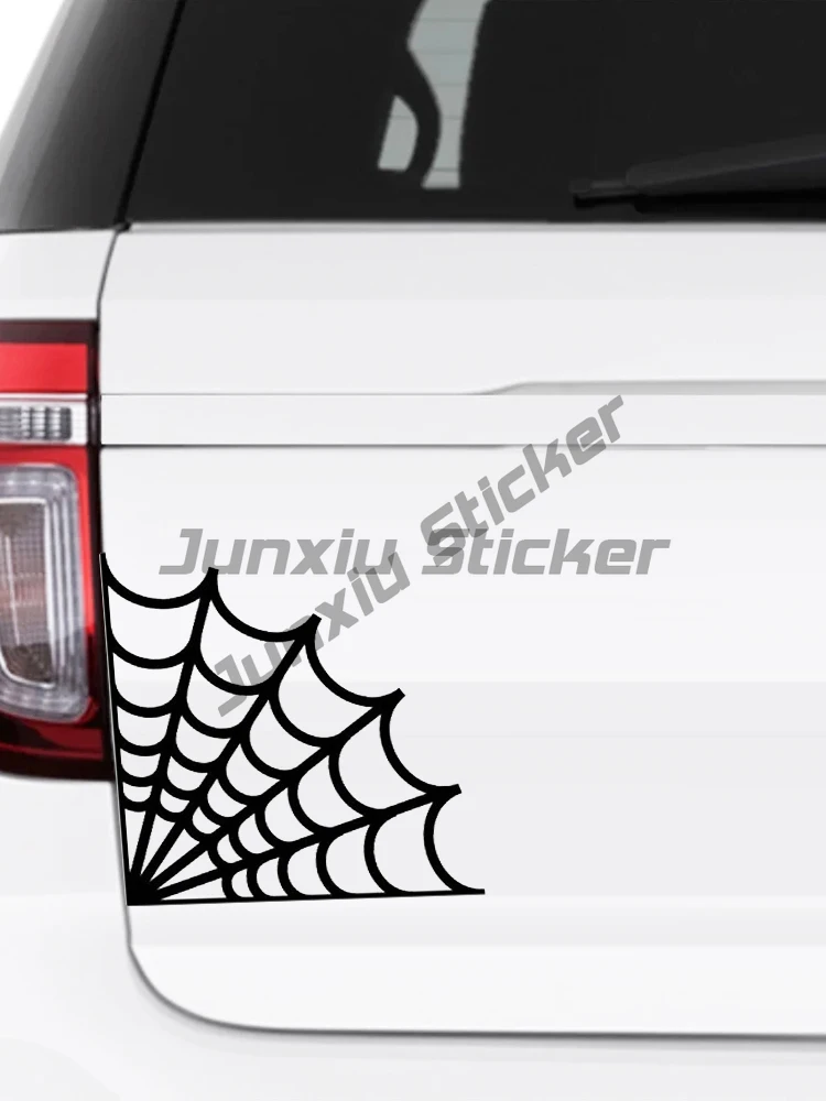 Car Stickers Decor Motorcycle Decals Cartoon Fashion SPIDER Decorative Accessories Creative Sunscreen Waterproof