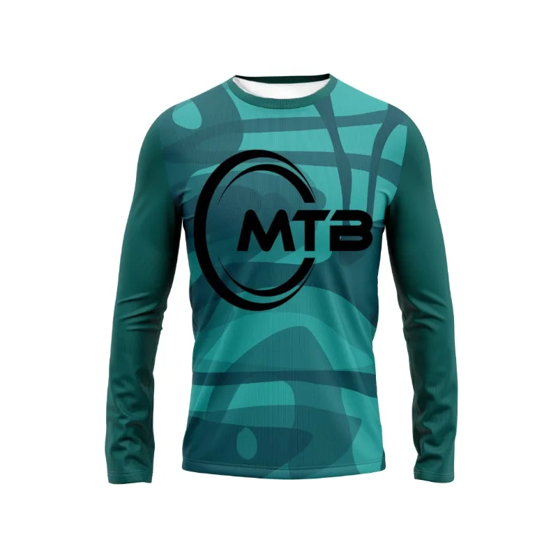 

2026 Fashion Sports Cycling Long Sleeve, Racing Racing Printed Long Sleeve Sportswear, Off Road Sunscreen Cycling Clothing