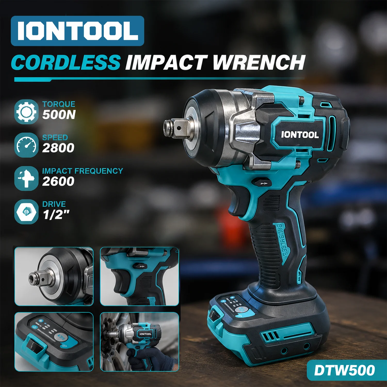 iontool-500n-cordless-impact-wrench-tool-only-1-2-drive-diy-garage-construction-power-tool-compatible-with-makita-18v-battery