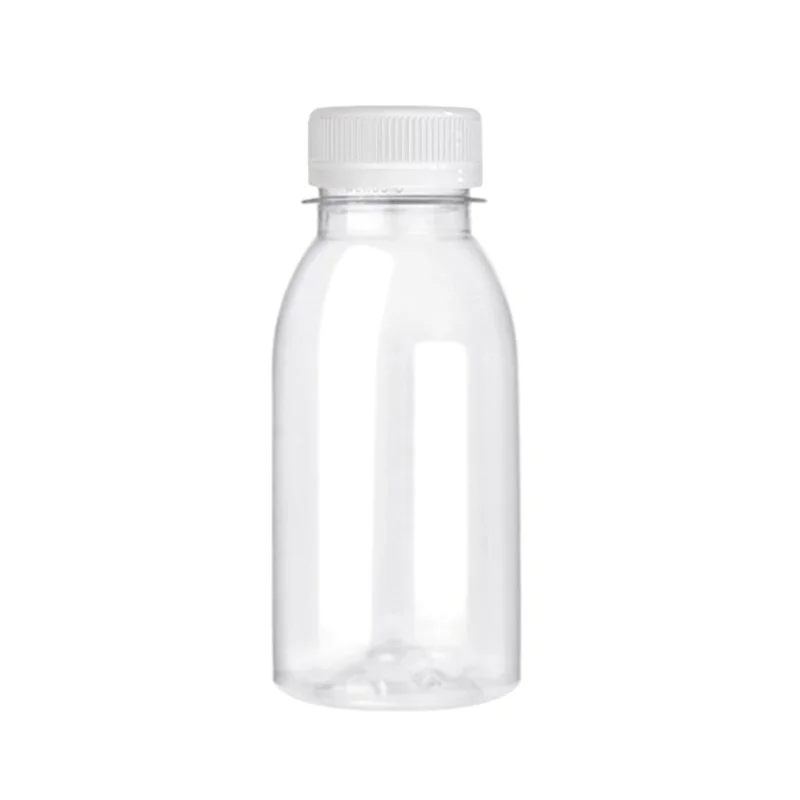 

6Pcs Plastic Small Bottle 100Ml Milk Bottles Small Juice Bottles Leakproof Milk Bottles Portable Beverage Bottles Water