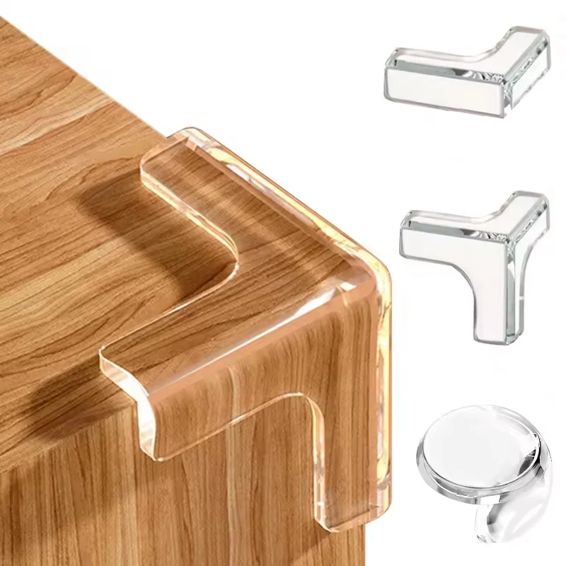 

4/10pcs Baby Safety Corner Silicone Protector Table Soft Transparent Children Anti Collision Corner Edge Protection Guards