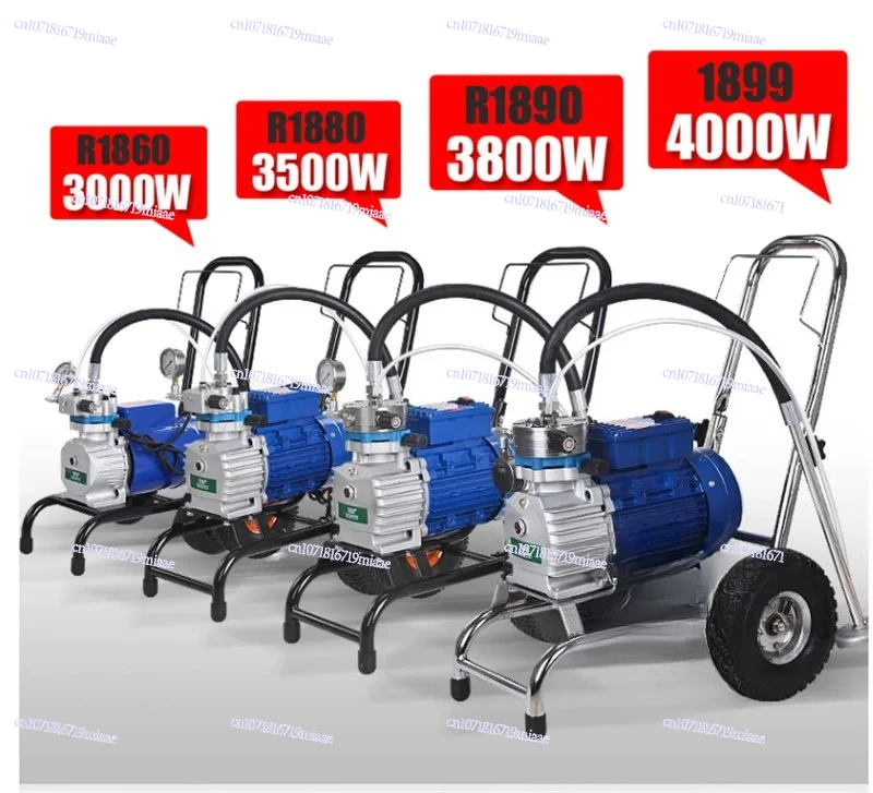 3000W/4000W/4800W EU Delivery High-pressure Spraying Machine Professional Airless Spray Gun Painting Machine Single double Gun