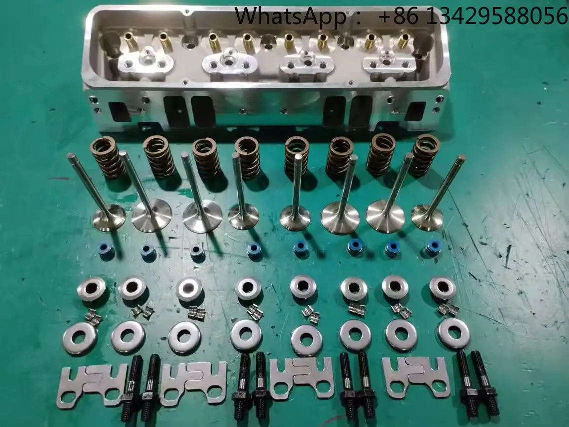 

For SBC 350 GM350 Aluminum Complete Cylinder Head For Chevrolet 350 5.7l V8 Small Guide Plate Bolts