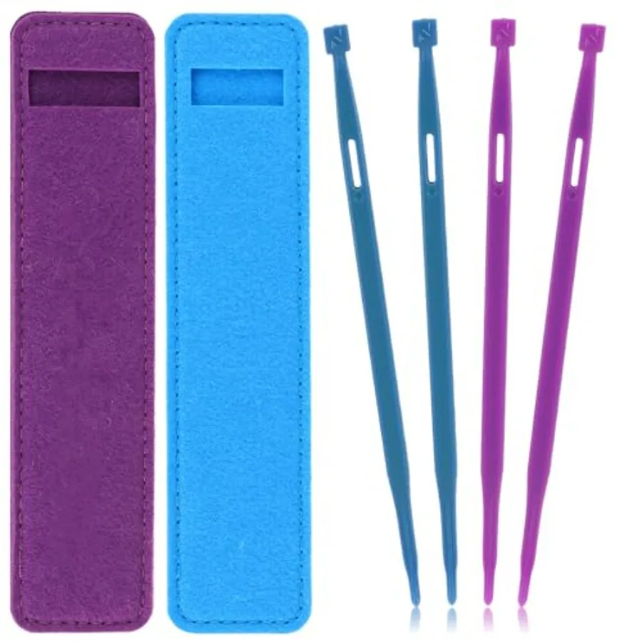 4 Pieces that Purple Thang Sewing Tools Plus 2 Felt Storage Pouches Multifunctional Thing Sewing Quilting Supplies for Sewings
