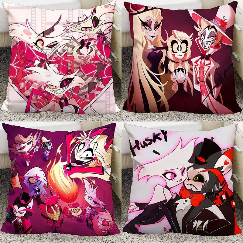 

Подушка с анимационным рисунком Hell'S Inn для отелей и общежитий, декоративная подушка-спинка, в наличии, новинка, милый подарок на праздник или день рождения