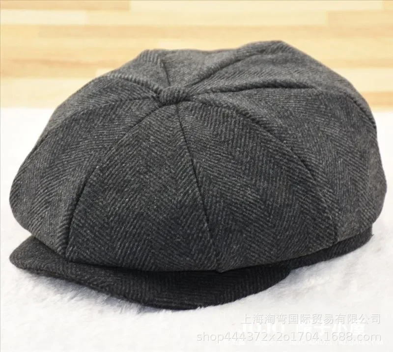 Oohmy Männer klassische Newsboy Gatsby Hut für kleinen Kopf und großen Kopf Oversize Plus Size Blend Wolle Vintage Flat Ivy Cabbie Cap Geschenke – Detail 13