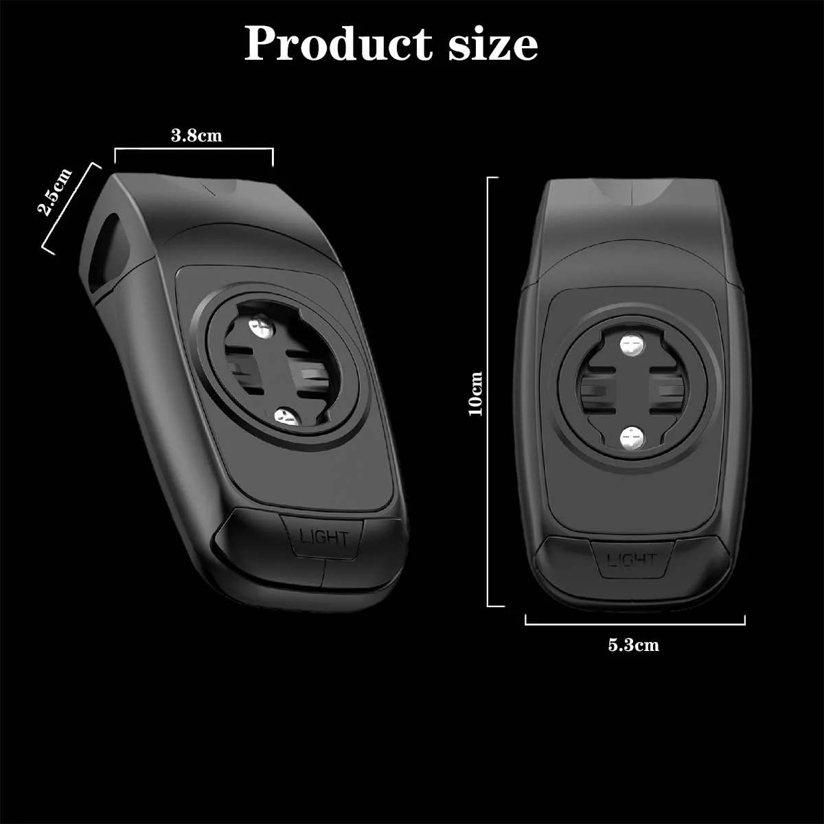 Bicycle GPS computer base, riding headlights, electronic horn, BIKE phone holder, waterproof bicycle lights, Garmin code holder