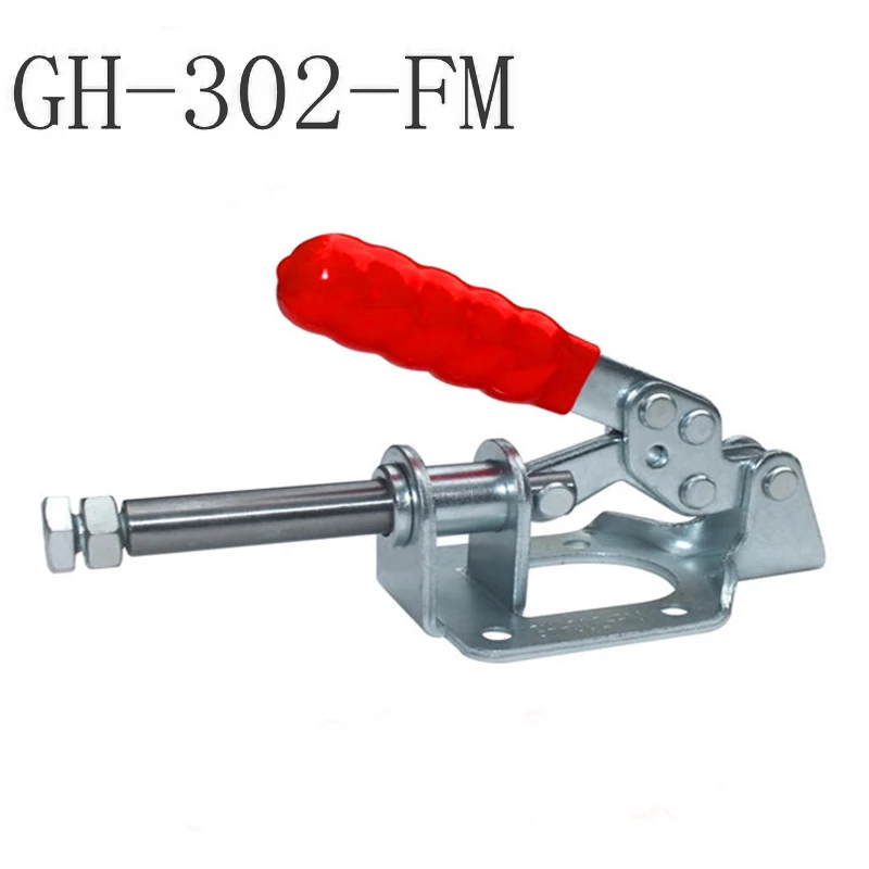 

Toggle Clamp GH-302FM 300 Lbs/136Kg Holding Capacity Quick Release Horizontal Clip Push Pull Type Woodworking Clamps