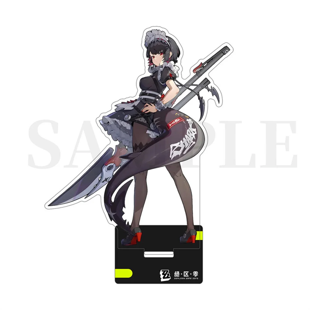 New Hot Game Zenless Zone Zero Nicole Demara Billy Kid Von Lycaon Acrylic Stand Model Plate Keychain Desk Decor Collection gift