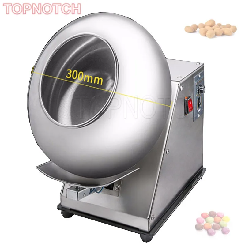 Stainless Steel Sugar Coating Machine Automatic Peanut Candy Rolling Machine 110V 220V