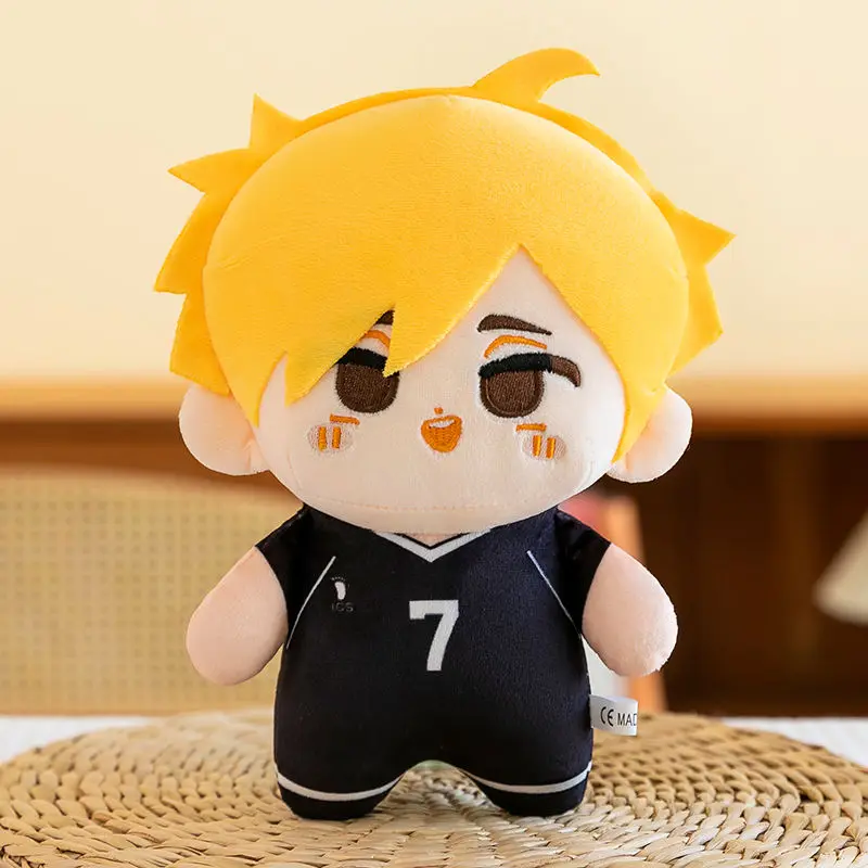 Kawaii Haikyuu ตุ๊กตา Plush ตุ๊กตา Hinata Shoyo Tobio Kageyama อะนิเมะการ์ตูนตุ๊กตา Plushies นักเรียนกระเป๋าจี้ของเล่นของขวัญวันเกิด