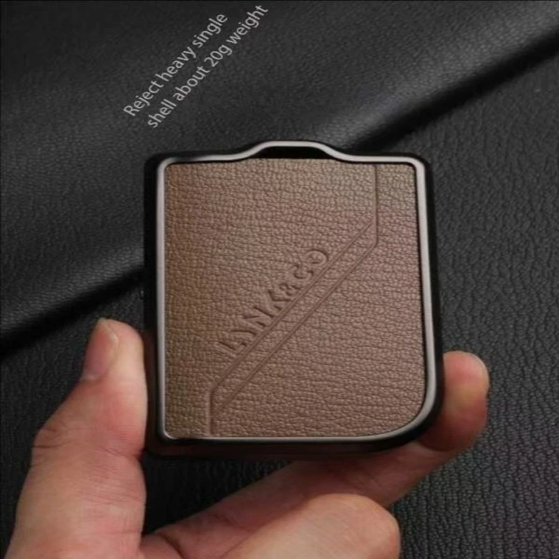 2025 Lynk&Co 03 keycase 06 new energy 01 simple 09 high-end 05 genuine goat skin men's shell metal buckle 07 - Image 2