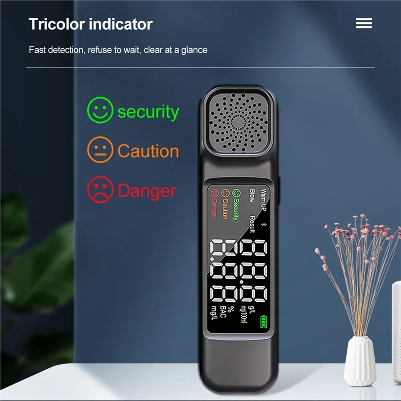 2025 Trendnew AM03 Professional Alcohol Breathalyzer Non-Contacting Breath Blow Tester 10S Quick Response Alkohol Sensor