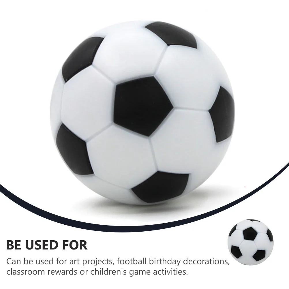 24 قطعة ملحقات آلة كرة القدم عالية الجودة كرات كرة القدم للطاولة استبدال كرات لعبة كرة القدم الصغيرة سطح المكتب كرة القدم