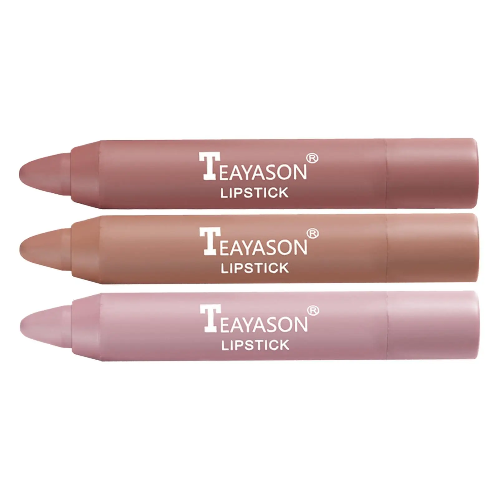 Colorful Lipstick Set Velvet Matte Long Lasting Waterproof Pen Easy Carry for Travel Mini Cosmetics