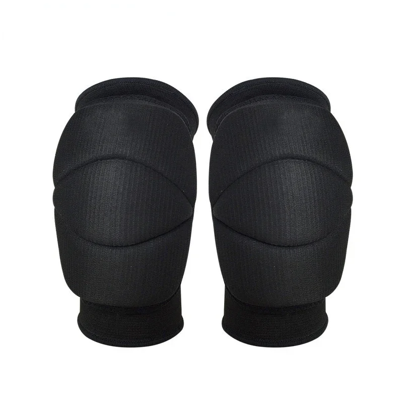 Adult Children Black High Elastic Sports Dancing Knee Pads, Sponge Cushion Shockproof Protective Cover