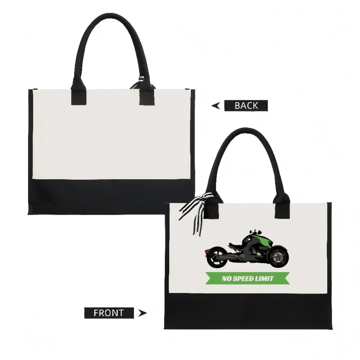 Can Am Ryker 2026 وصول جديد موضة عملية واسعة قابلة لإعادة الاستخدام حمل حقيبة نمط طباعة 2 لهجة الثقيلة حقيبة كتف كبيرة fo