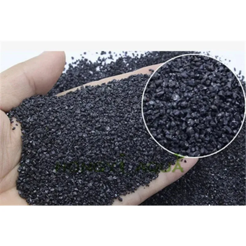 300g aquarium landscaping fish tank bottom sand black gold and golden makeup sand fish tank decoration