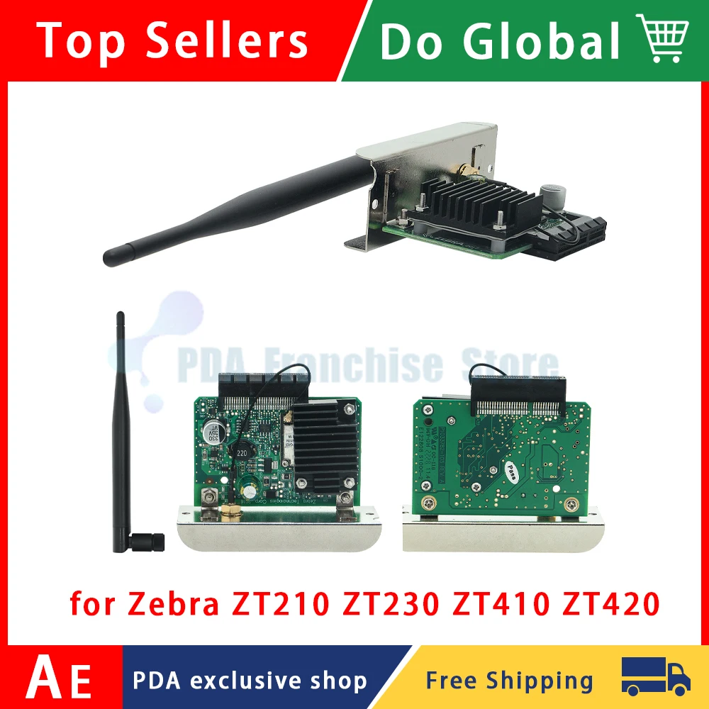 الشحن من الولايات المتحدة، P 1033782 -101 بطاقة شبكة WiFi لاسلكية لـ Zebra ZT210 ZT230 ZT410 ZT420، العلامة التجارية الجديدة