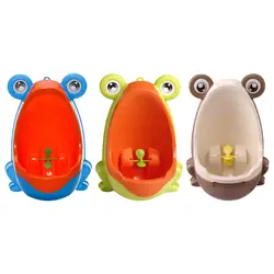 Boy Toilet Training Hanging Pee Trainer with Fun Target Potty Trainer Urinal Frog Shaped for Boys Indoor Outdoor 2 and 6 Child