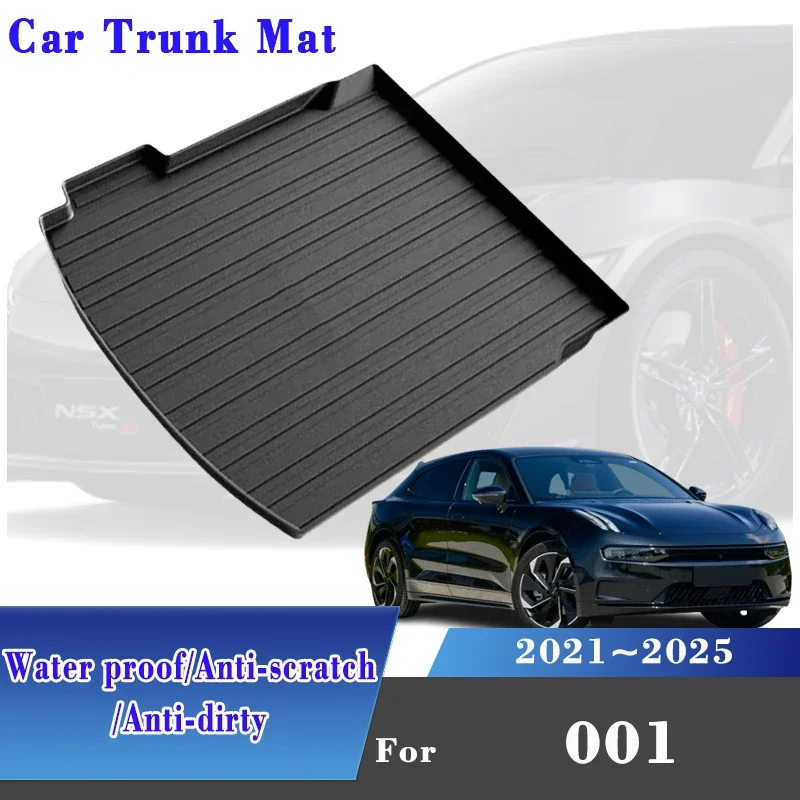 

Auto Trunk Mat For For Zeekr 001 2021-2025 2023 2024 Boot Mat TPE Car Boot Mats Rear Trunk Storage Pad Dust-proof Accessories