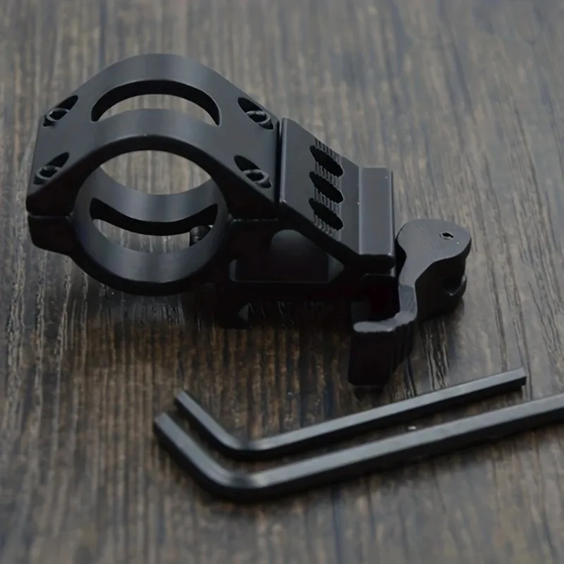 25/30mm montagens liberação rápida 20mm trilho instalar titular suporte de montagem braçadeira tubo universal tático lanterna caça luz