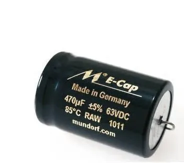 1bag/2pcs Mundorf Ecap AC Electrolytic Audio capacitor bipolar plain/raw 1uf~330uf Non-polarity ELKOS capacitor free shipping