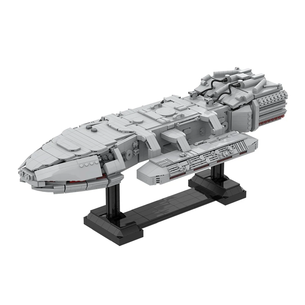 MOC Space Galacticas Viper Mark 7 Building Block Kit Spaceship Aircraft Brick Model Toy DIY Colonialed Viper STEM Christmas Gift