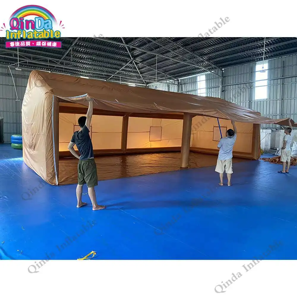 10X5m نفخ تطهير خيمة مقاوم للماء خيام التخييم نفخ للبيع